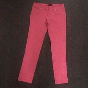 Medium (more like small) pink jegging style pants